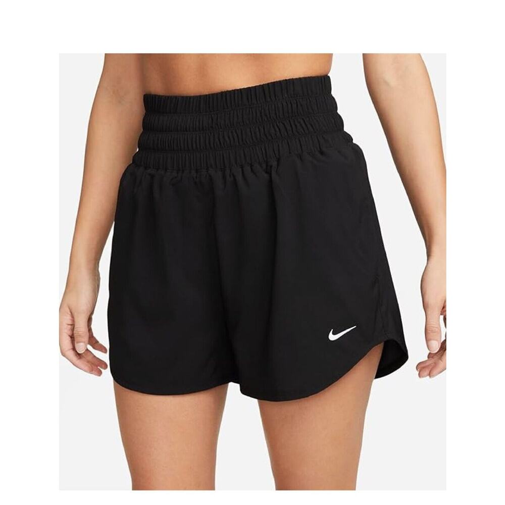 NIKE One Ultra High 3 Brief-Lined Shorts - Black - Size: XS - Picture 1 of 6